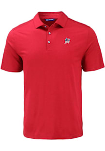 Cutter and Buck Miami Marlins Mens Cardinal Coastline Eco Short Sleeve Polo