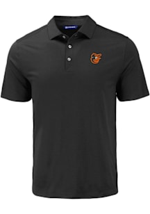 Cutter and Buck Baltimore Orioles Mens Black Coastline Eco Short Sleeve Polo