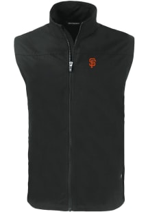Cutter and Buck San Francisco Giants Mens Black Charter Sleeveless Jacket