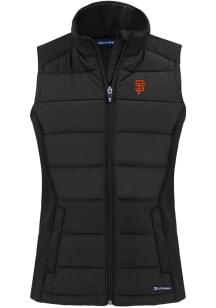 Cutter and Buck San Francisco Giants Womens Black Evoke Vest