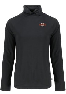 Cutter and Buck San Francisco Giants Womens Black Cooperstown Coastline Eco Funnel Neck Crew Swe..