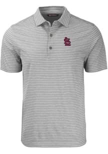 Cutter and Buck St Louis Cardinals Big and Tall Grey Forge Heather Stripe Big and Tall Golf Shir..