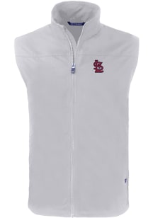 Cutter and Buck St Louis Cardinals Big and Tall Grey Charter Mens Vest