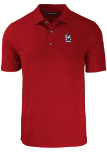 Cutter and Buck St Louis Cardinals Mens Cardinal Forge Short Sleeve Polo