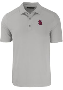Cutter and Buck St Louis Cardinals Mens Grey Forge Short Sleeve Polo
