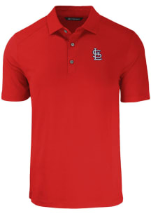 Cutter and Buck St Louis Cardinals Mens Red Forge Short Sleeve Polo