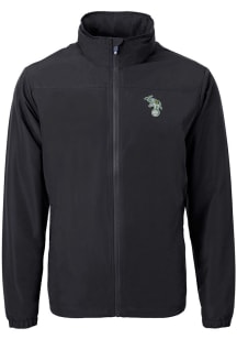 Cutter and Buck Oakland Athletics Mens Black Cooperstown Charter Eco Light Weight Jacket