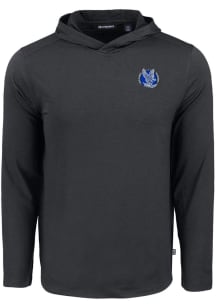 Cutter and Buck Air Force Falcons Mens Black Vault Coastline Eco Long Sleeve Hoodie
