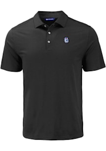 Cutter and Buck Fresno State Bulldogs Mens Black Vault Coastline Eco Short Sleeve Polo