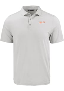 Cutter and Buck Idaho State Bengals Mens Charcoal Vault Coastline Eco Short Sleeve Polo