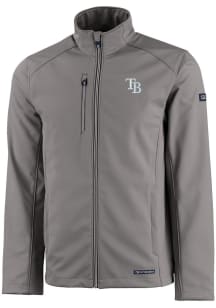 Cutter and Buck Tampa Bay Rays Mens Grey Evoke Light Weight Jacket