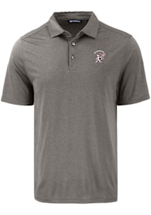 Cutter and Buck Mississippi State Bulldogs Mens Grey Vault Mascot Coastline Eco Short Sleeve Polo