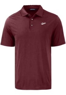 Cutter and Buck New Mexico State Aggies Mens Maroon Vault Coastline Eco Short Sleeve Polo