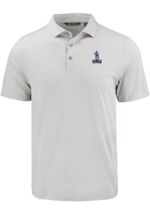 Cutter and Buck Northern Arizona Lumberjacks Mens Charcoal Vault Coastline Eco Short Sleeve Polo