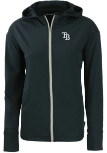 Cutter and Buck Tampa Bay Rays Womens Navy Blue Daybreak Light Weight Jacket