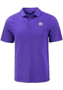 Cutter and Buck TCU Horned Frogs Mens Purple Vault Coastline Eco Short Sleeve Polo