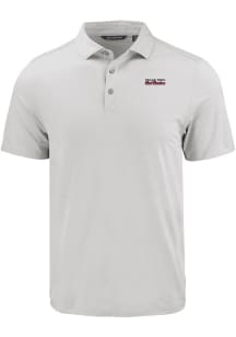 Cutter and Buck Texas Tech Red Raiders Mens Charcoal Vault Coastline Eco Short Sleeve Polo