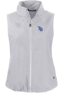 Cutter and Buck Tampa Bay Rays Womens Grey Charter Vest