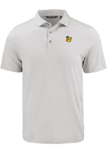Cutter and Buck Baylor Bears Mens Charcoal Vault Coastline Eco Short Sleeve Polo