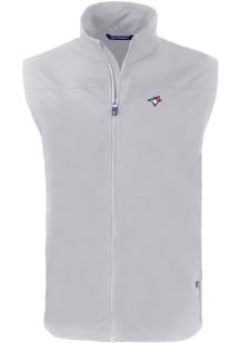 Cutter and Buck Toronto Blue Jays Big and Tall Grey Charter Mens Vest