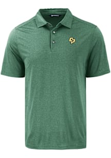 Cutter and Buck Cal Poly Mustangs Mens Green Coastline Eco Short Sleeve Polo