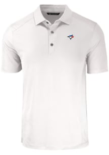 Cutter and Buck Toronto Blue Jays Mens White Forge Short Sleeve Polo