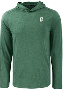 Cutter and Buck UNCC 49ers Mens Green Coastline Eco Long Sleeve Hoodie