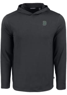 Cutter and Buck Dartmouth Big Green Mens Black Coastline Eco Long Sleeve Hoodie