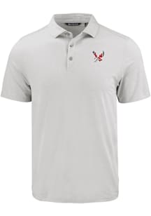 Cutter and Buck Eastern Washington Eagles Mens Charcoal Coastline Eco Short Sleeve Polo