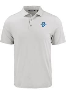 Cutter and Buck Indiana State Sycamores Mens Charcoal Coastline Eco Short Sleeve Polo