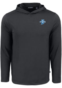 Cutter and Buck Indiana State Sycamores Mens Black Coastline Eco Long Sleeve Hoodie