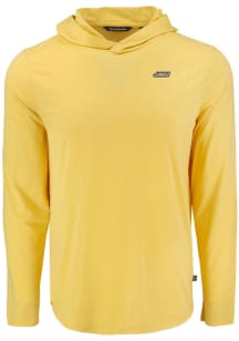 Cutter and Buck James Madison Dukes Mens Yellow Coastline Eco Long Sleeve Hoodie