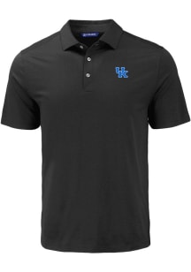 Cutter and Buck Kentucky Wildcats Mens Black Coastline Eco Short Sleeve Polo