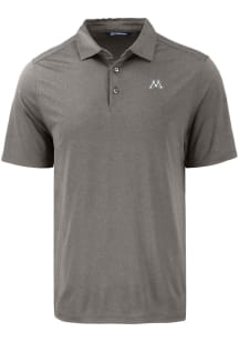 Mens Minnesota Golden Gophers Grey Cutter and Buck Coastline Eco Short Sleeve Polo Shirt