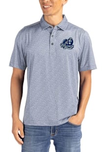 Cutter and Buck Old Dominion Monarchs Mens Grey Pike Pebble Short Sleeve Polo