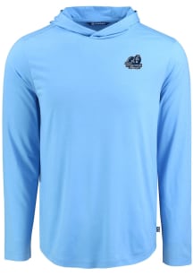 Cutter and Buck Old Dominion Monarchs Mens Light Blue Coastline Eco Long Sleeve Hoodie