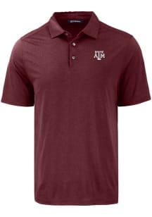 Cutter and Buck Texas A&amp;M Aggies Mens Maroon Coastline Eco Short Sleeve Polo