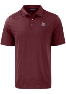 Cutter and Buck Texas Southern Tigers Mens Maroon Coastline Eco Short Sleeve Polo