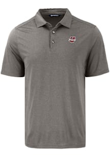 Cutter and Buck Massachusetts Minutemen Mens Grey Coastline Eco Short Sleeve Polo
