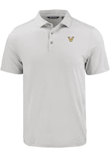 Cutter and Buck Vanderbilt Commodores Mens Charcoal Coastline Eco Short Sleeve Polo