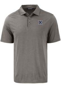 Cutter and Buck Xavier Musketeers Mens Grey Coastline Eco Short Sleeve Polo