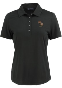 Cutter and Buck Florida State Seminoles Womens Black Alumni Coastline Eco Short Sleeve Polo Shirt