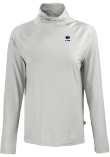 Cutter and Buck Penn State Nittany Lions Womens Grey Alumni Coastline Eco Funnel Neck Crew Sweat..