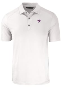 Cutter and Buck Washington Nationals Mens White Forge Short Sleeve Polo