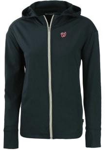 Cutter and Buck Washington Nationals Womens Navy Blue Daybreak Light Weight Jacket