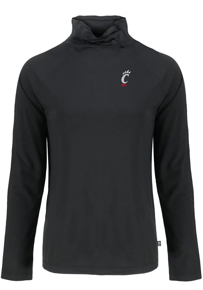 Cutter and Buck Cincinnati Bearcats Womens Coastline Eco Funnel Neck Crew Sweatshirt