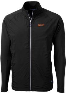 Cutter and Buck Idaho State Bengals Mens Black Adapt Eco Big and Tall Light Weight Jacket