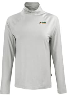 Cutter and Buck Florida A&amp;M Rattlers Womens Grey Coastline Eco Funnel Neck Crew Sweatshirt