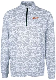 Cutter and Buck Idaho State Bengals Mens Charcoal Traverse Big and Tall Qtr Zip