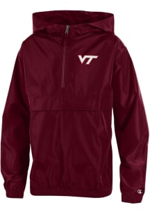 Champion Virginia Tech Hokies Youth Maroon Team Logo Light Weight Jacket